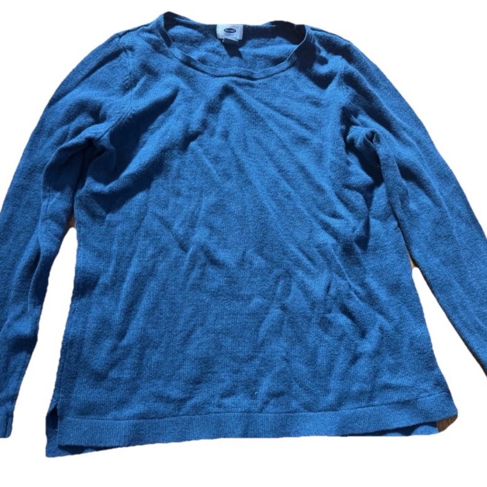 Old Navy Crewneck Sweater Blue Large Casual‎ Minimalist Work Office